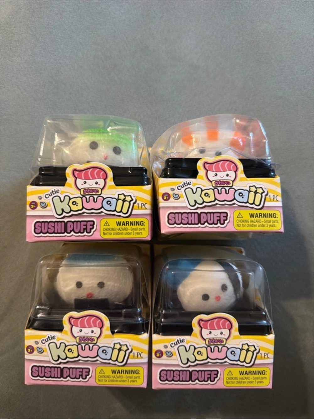 Ja Ru Kawaii Cutie Sushi Puff Bundle